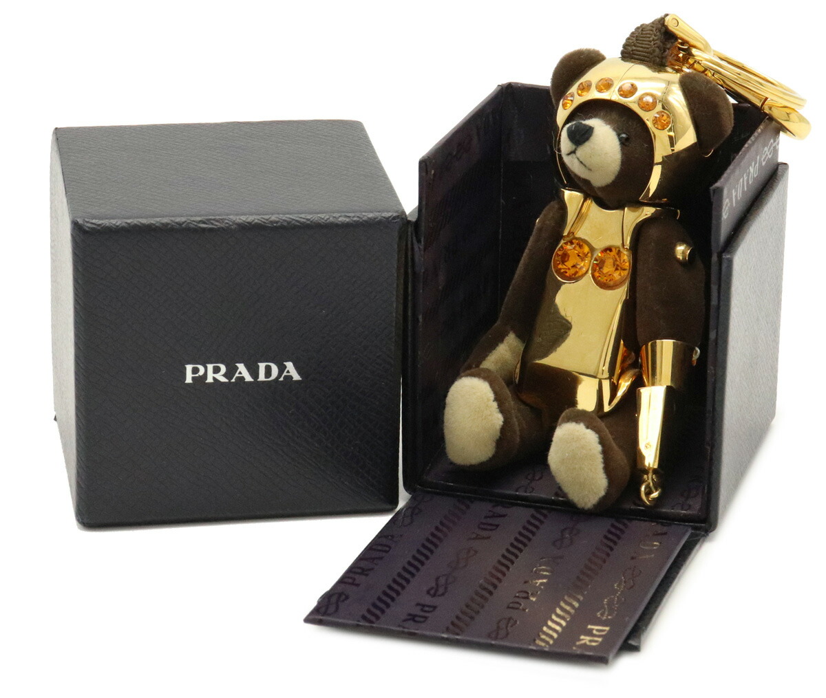 楽天市場】PRADA プラダ テディベア くま ロボット 鎧 チャーム