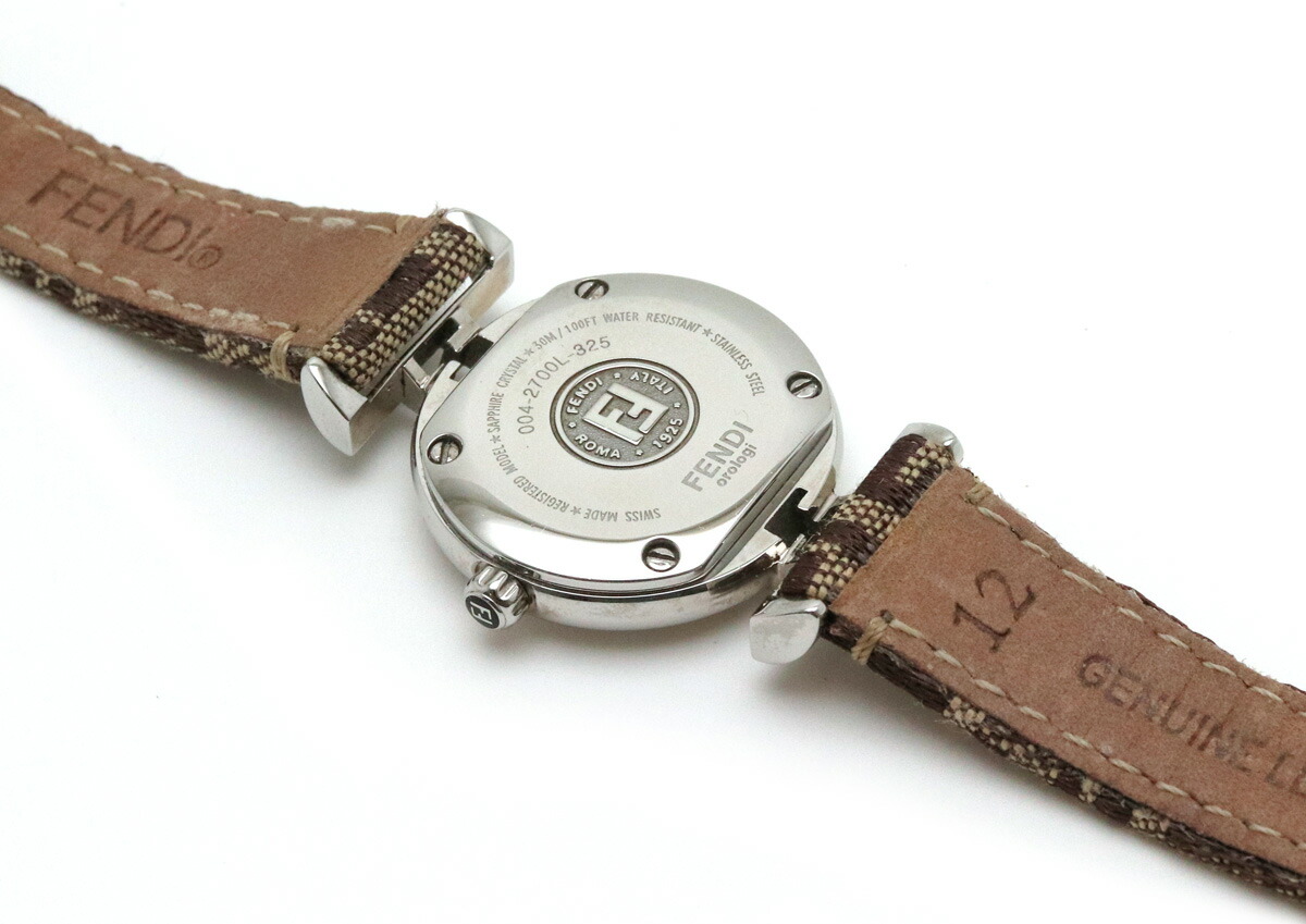 楽天市場】【ウォッチ】FENDI フェンディ ダークブラウン文字盤 8P
