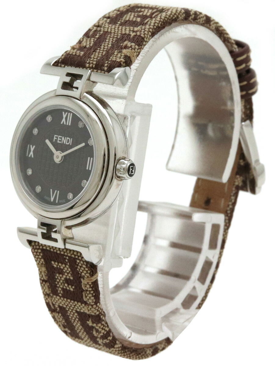 楽天市場】【ウォッチ】FENDI フェンディ ダークブラウン文字盤 8P