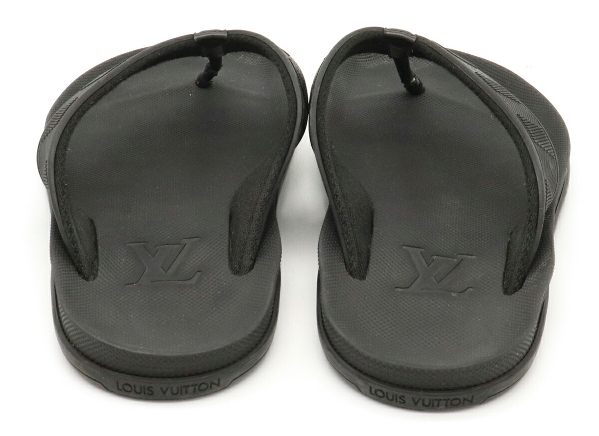 楽天市場】LOUIS VUITTON ルイ ヴィトン ダミエ ビーチサンダル ラバー