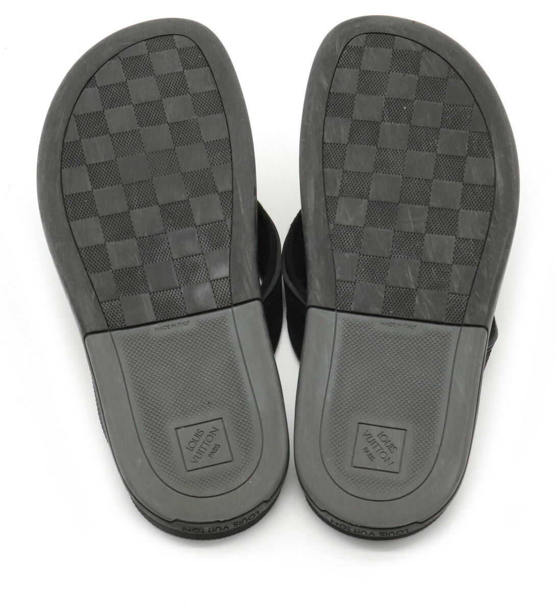 楽天市場】LOUIS VUITTON ルイ ヴィトン ダミエ ビーチサンダル ラバー