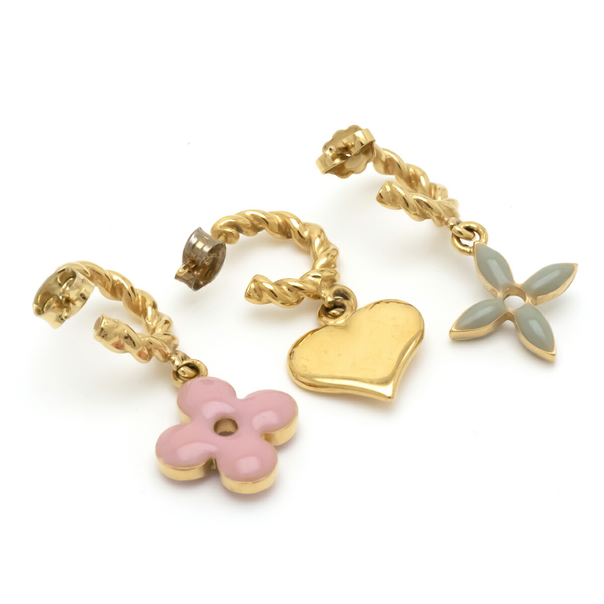 LOUIS VUITTON ブークルドレイユ バンダンピアス LOUIS VUITTON