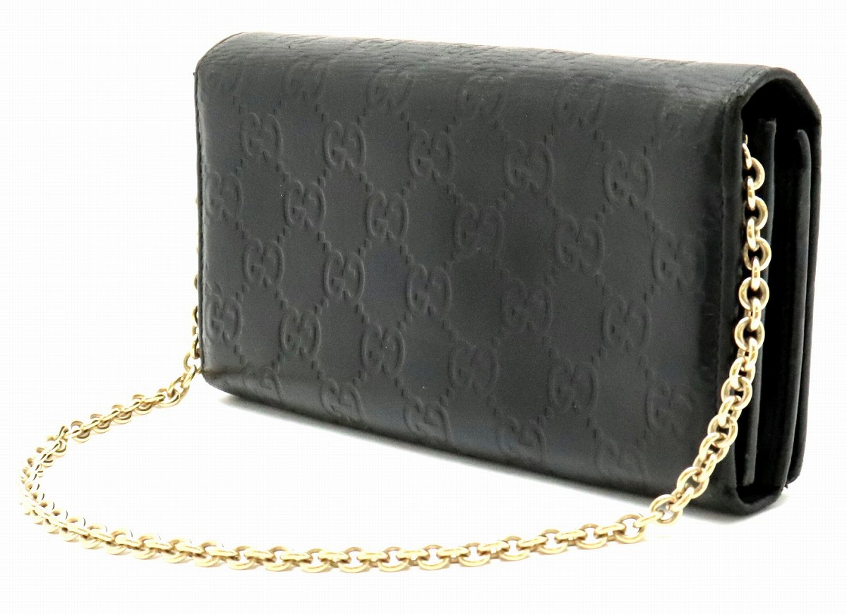 楽天市場】【財布】GUCCI グッチ GG グッチシマ 2つ折長財布