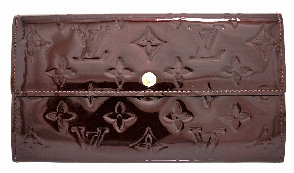 楽天市場】【財布】LOUIS VUITTON ルイ ヴィトン モノグラムヴェルニ