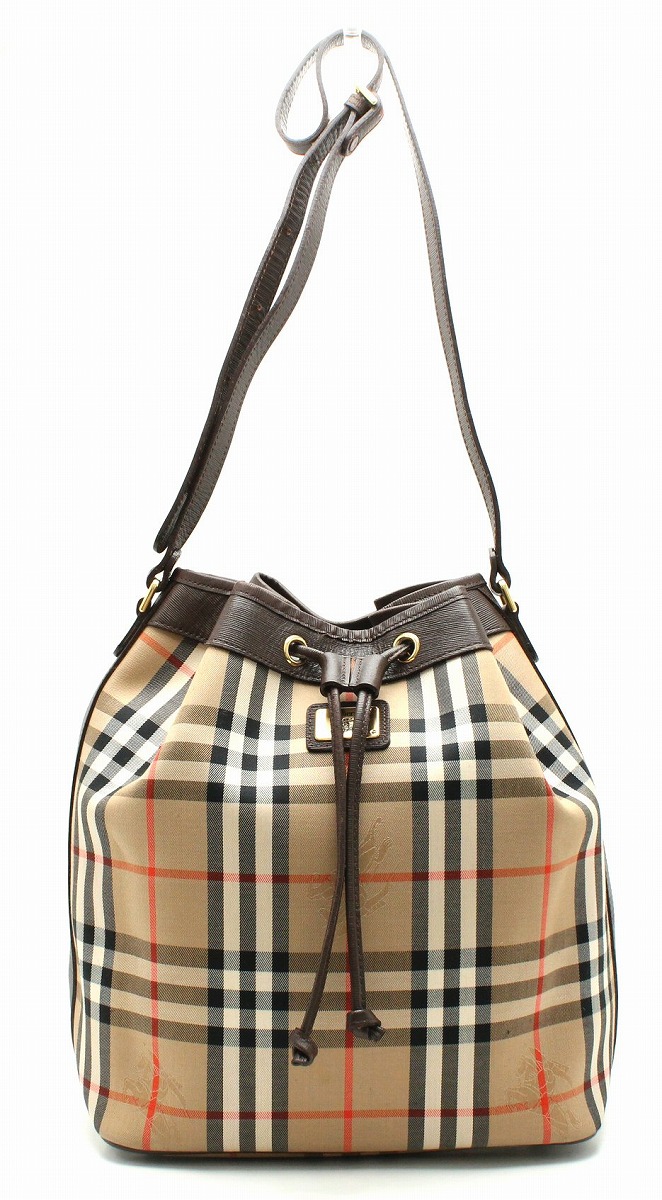 楽天市場】【バッグ】BURBERRY バーバリー ショルダーバッグ 巾着