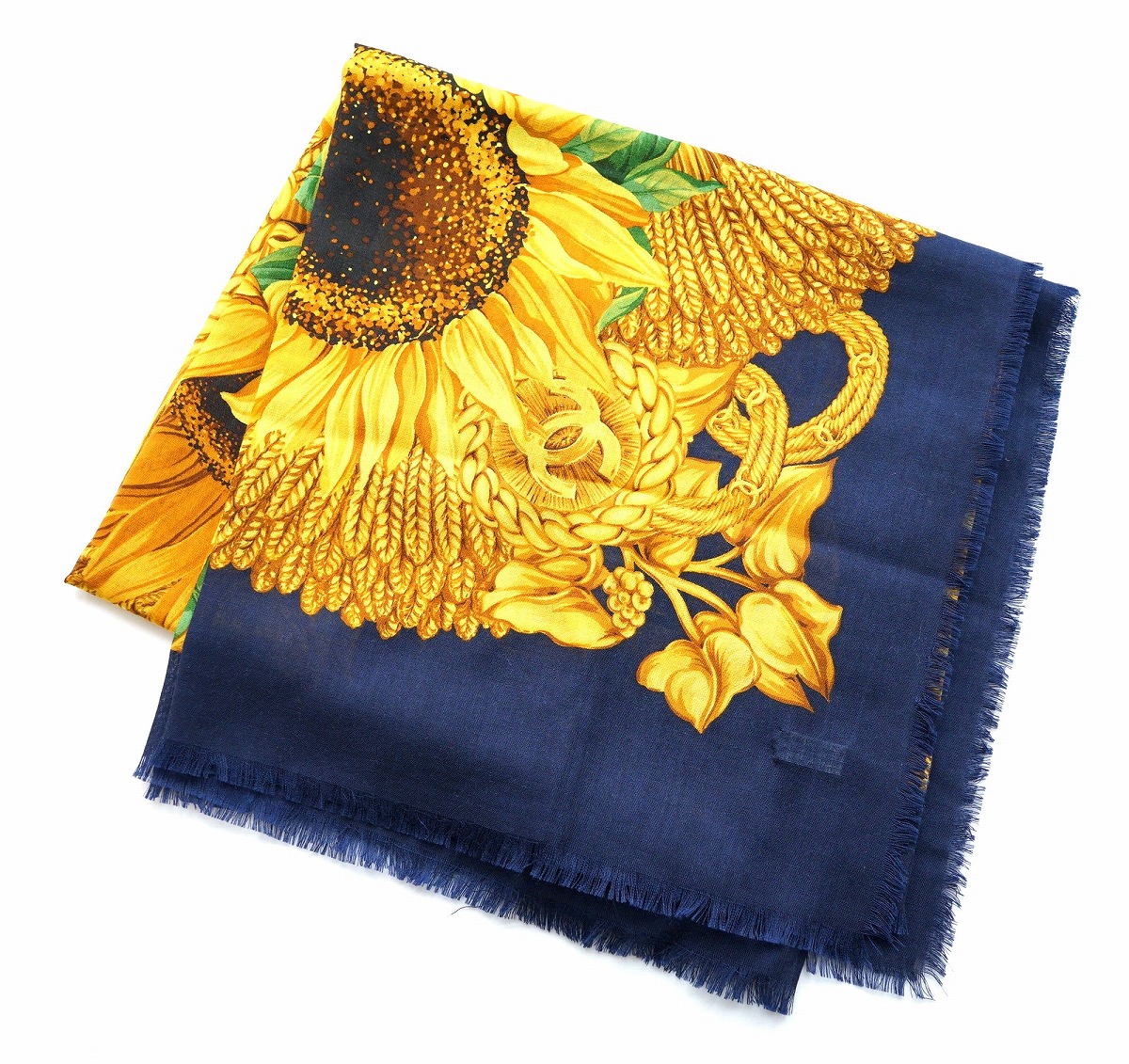 楽天市場】【アパレル】CHANEL シャネル パレオ 大判ストール 大判