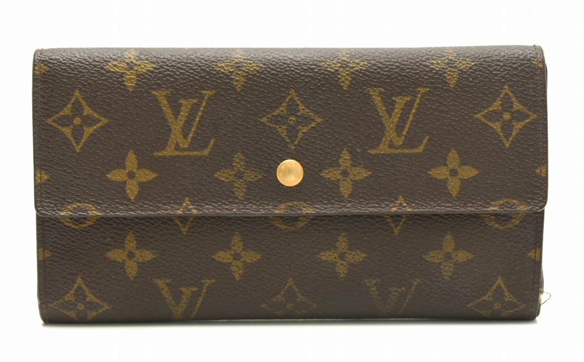 楽天市場】【財布】LOUIS VUITTON ルイ ヴィトン モノグラム ポルト