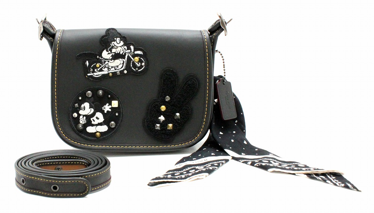 COACH コーチ 新品未使用品 タグ付き ミッキーパッチ ボディバッグ