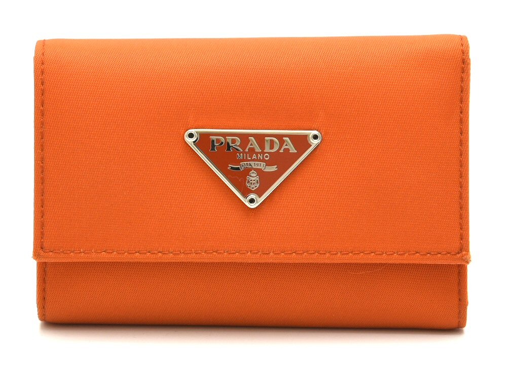 楽天市場】PRADA プラダ 6連キーケース SAFFIANO ナイロン CORALLO