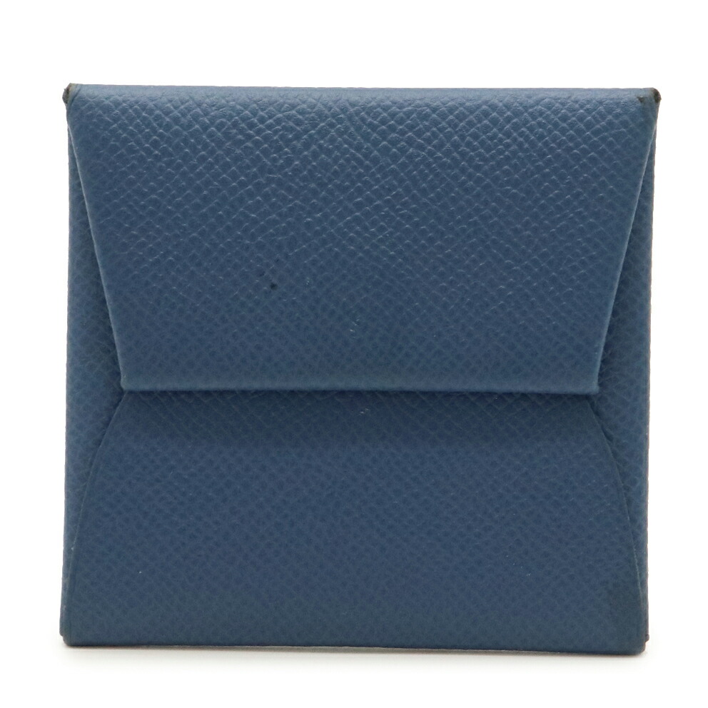 美品『エルメス』バスティア ヴォーエプソン ディープブルー 濃紺