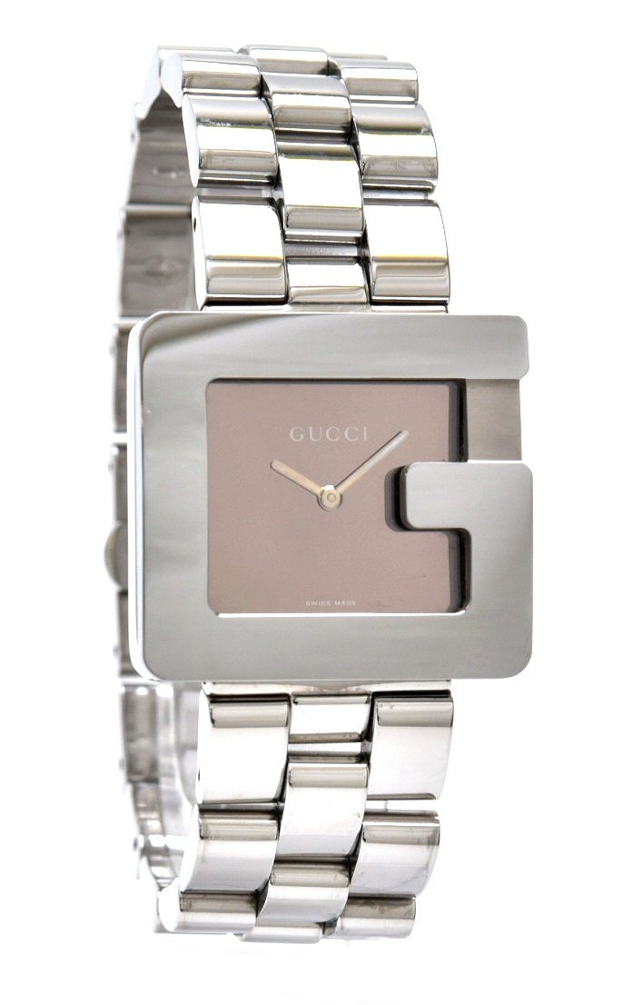 楽天市場】【ウォッチ】GUCCI グッチ Gモチーフ ブラウン文字盤 SS