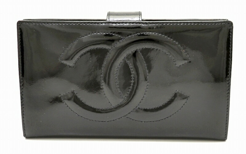 楽天市場】【未使用品】【財布】CHANEL シャネル パテント エナメル