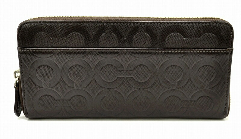 楽天市場】【財布】 COACH コーチ オプアート エンボスド レザー
