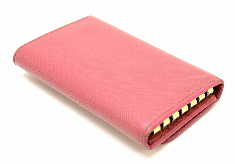 楽天市場】【未使用品】PRADA プラダ 6連キーケース キーケース