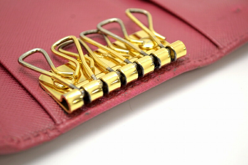 楽天市場】【未使用品】PRADA プラダ 6連キーケース キーケース