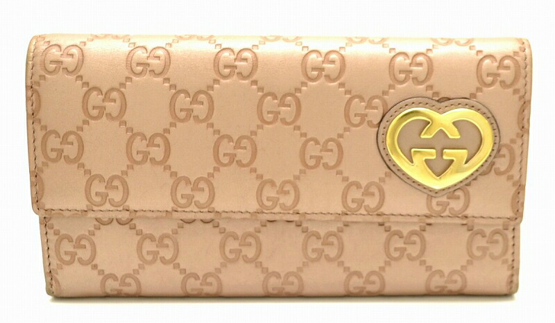楽天市場】【財布】GUCCI グッチ グッチシマ LOVELY ラブリー 2つ折 長