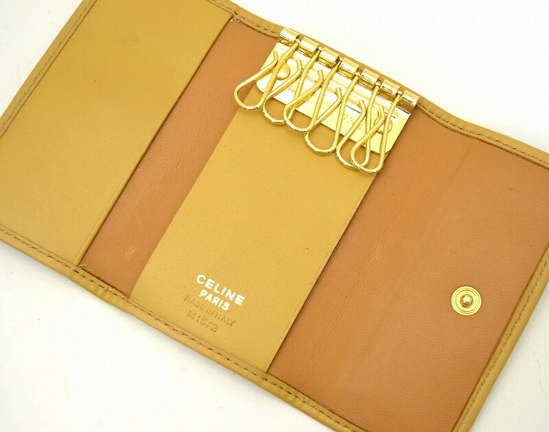 楽天市場】CELINE セリーヌ マカダム柄 キーケース 6連キーケース