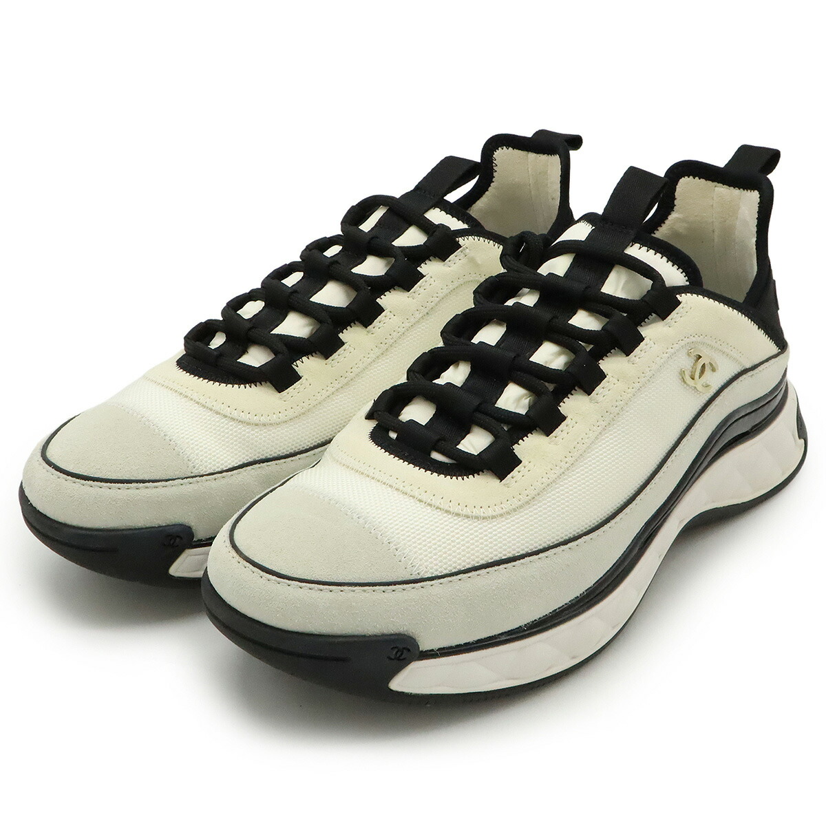 楽天市場】CHANEL シャネル ロゴ マトラッセ ココマーク スニーカー