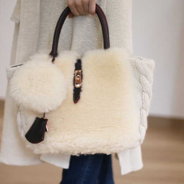 楽天市場】muku ムクLES PETITS LUXE No.752(Sサイズ)ムートン トート