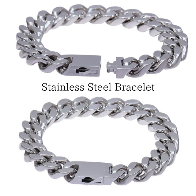 楽天市場】ブレスレット 喜平ブレスレット 19cm メンズ ステンレス