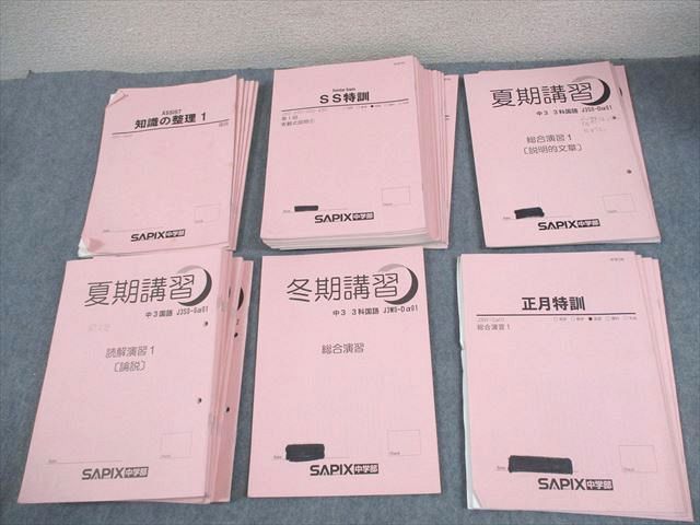楽天市場】SAPIX中学部 サピックス 中3 国語 SS特訓/ASSIST 知識の整理