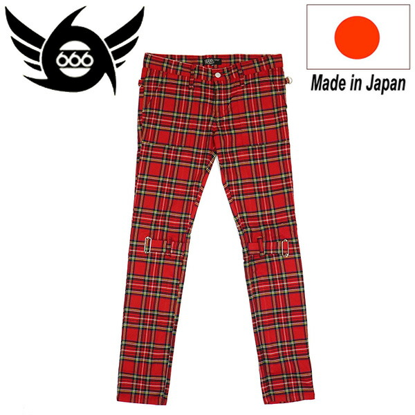 楽天市場】ボンテージパンツ 赤タータンの通販