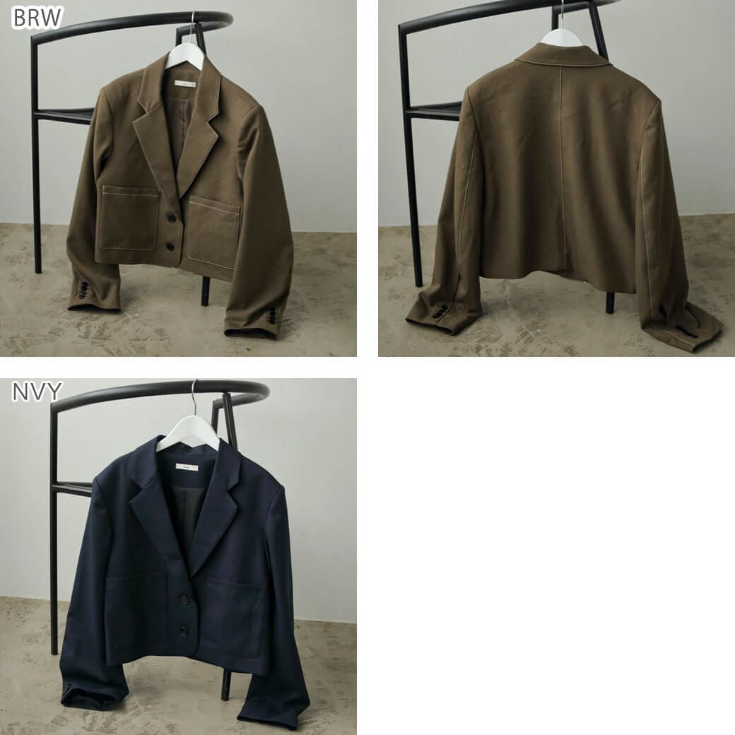 楽天市場】アンヌーク anuke ヘザーショートジャケット Heather Short