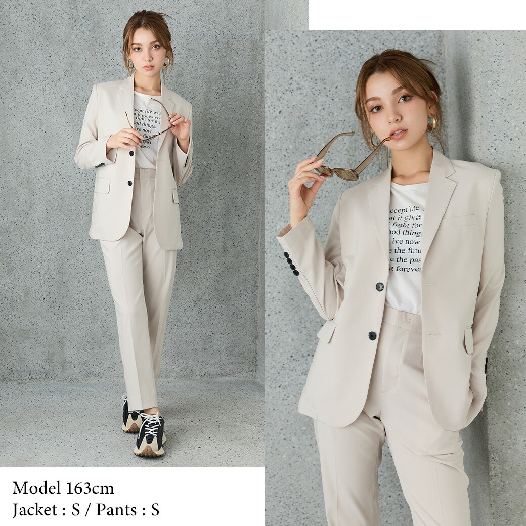 楽天市場】夏スーツ レディース アイボリー BOYSHE Cool Summer SUIT