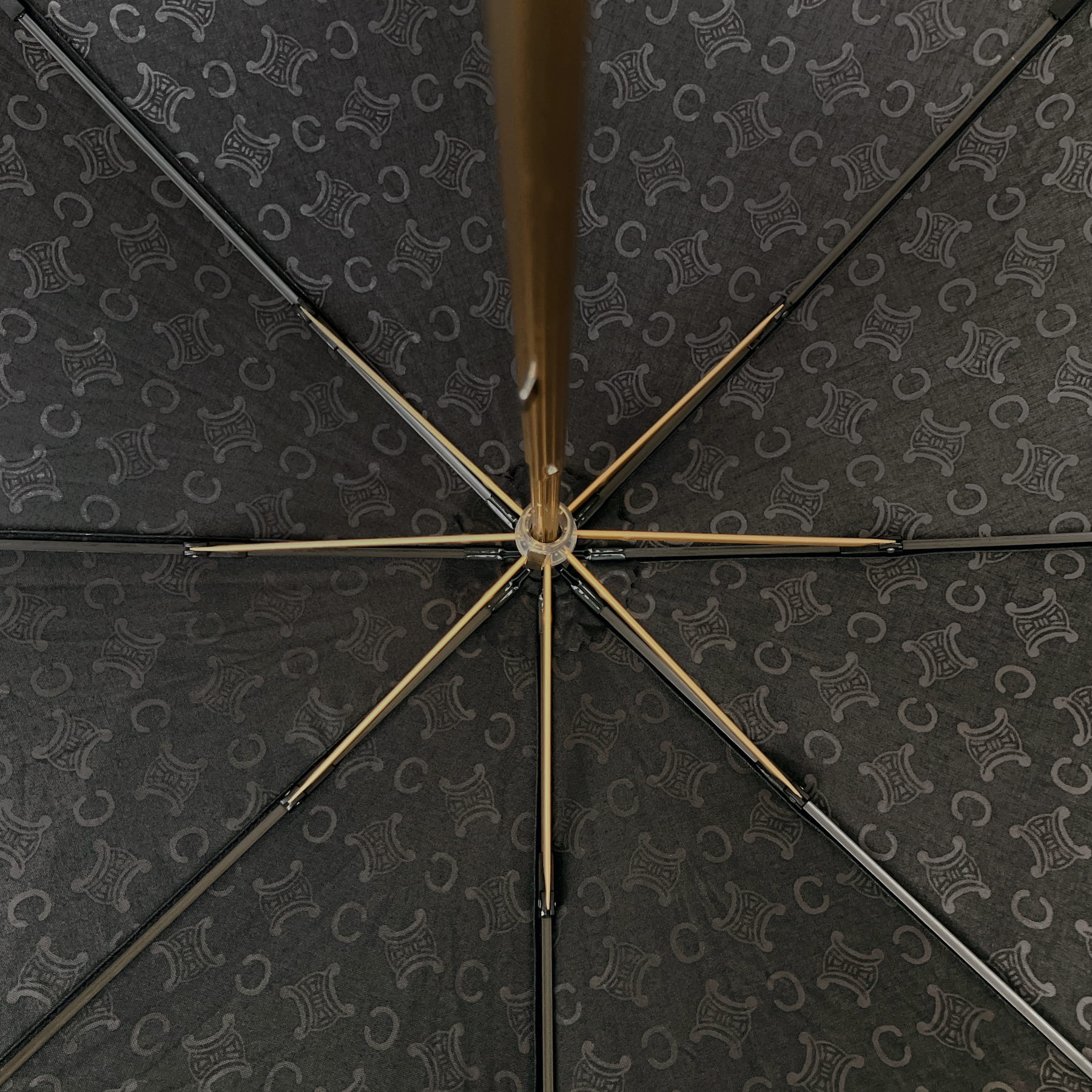 楽天市場】CELINE セリーヌ トリオンフ柄 折りたたみ 晴雨兼用 傘 日傘