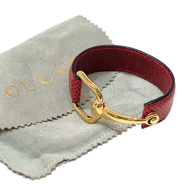 楽天市場】送料無料 本物 GUCCI オールドグッチ ホースビットバングル