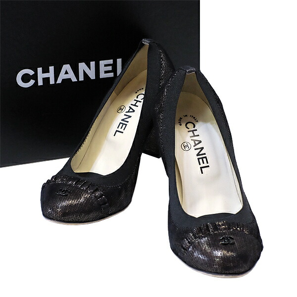 楽天市場】【送料無料】【本物】CHANEL☆シャネル☆パンプス