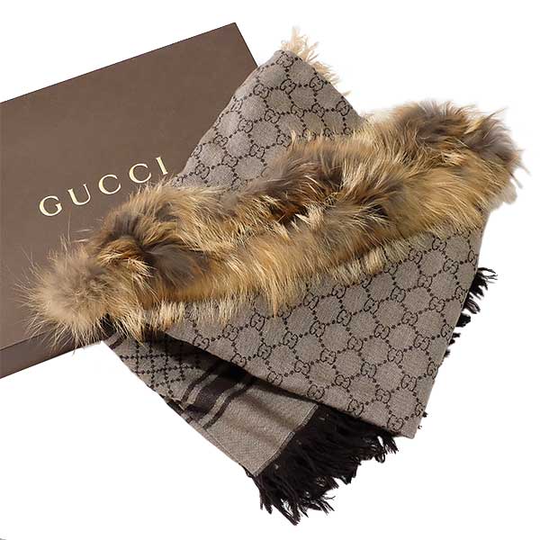 楽天市場】送料無料 本物 人気 GUCCI グッチ フォックスファー