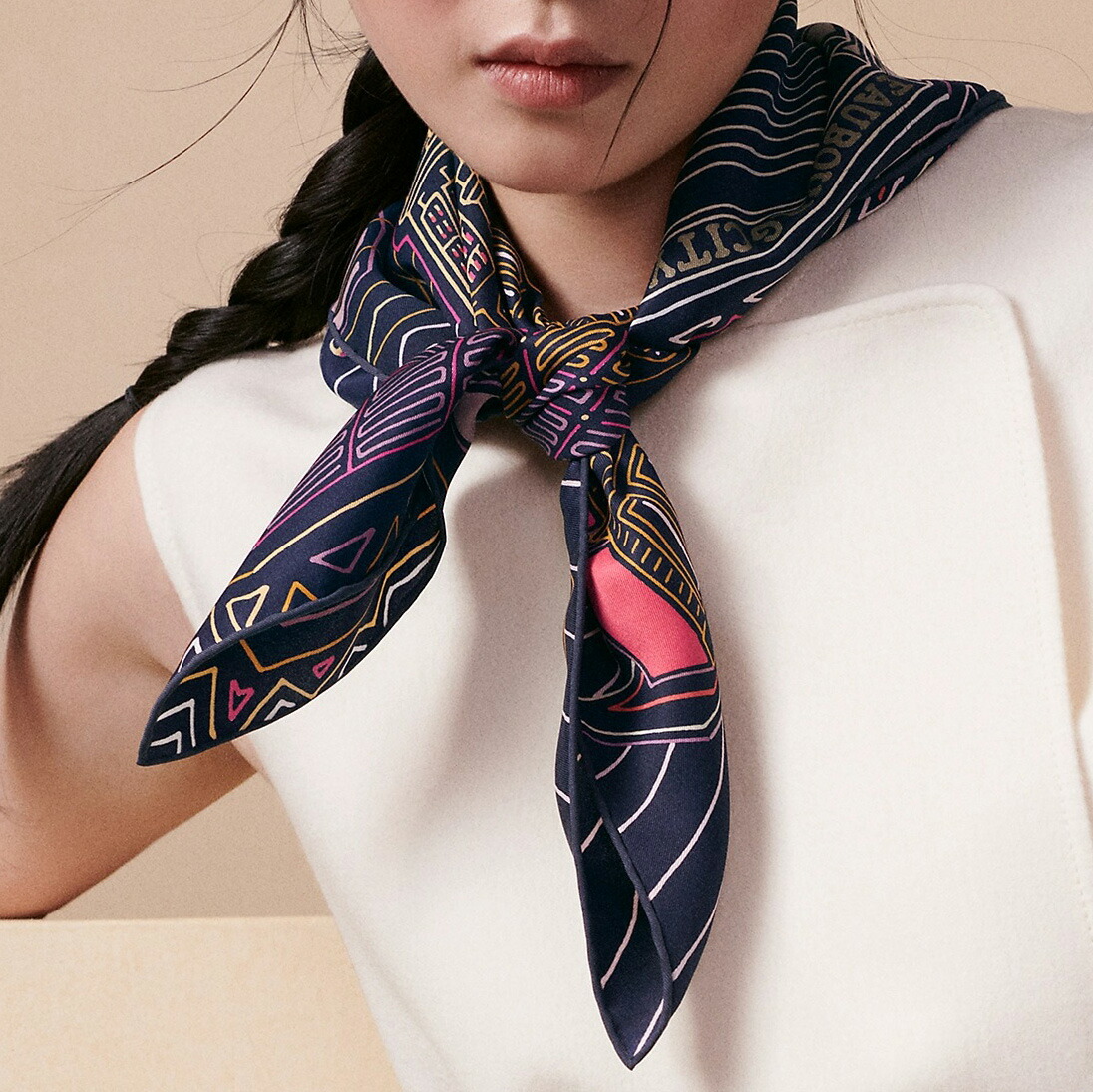 楽天市場】【新品同様・未使用】HERMES エルメス カレ 70 《フォーブル