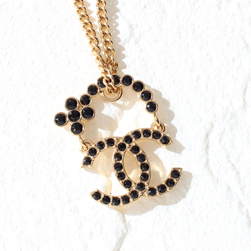 楽天市場】シャネル CHANEL ネックレス チョーカー メタル＆ストラス