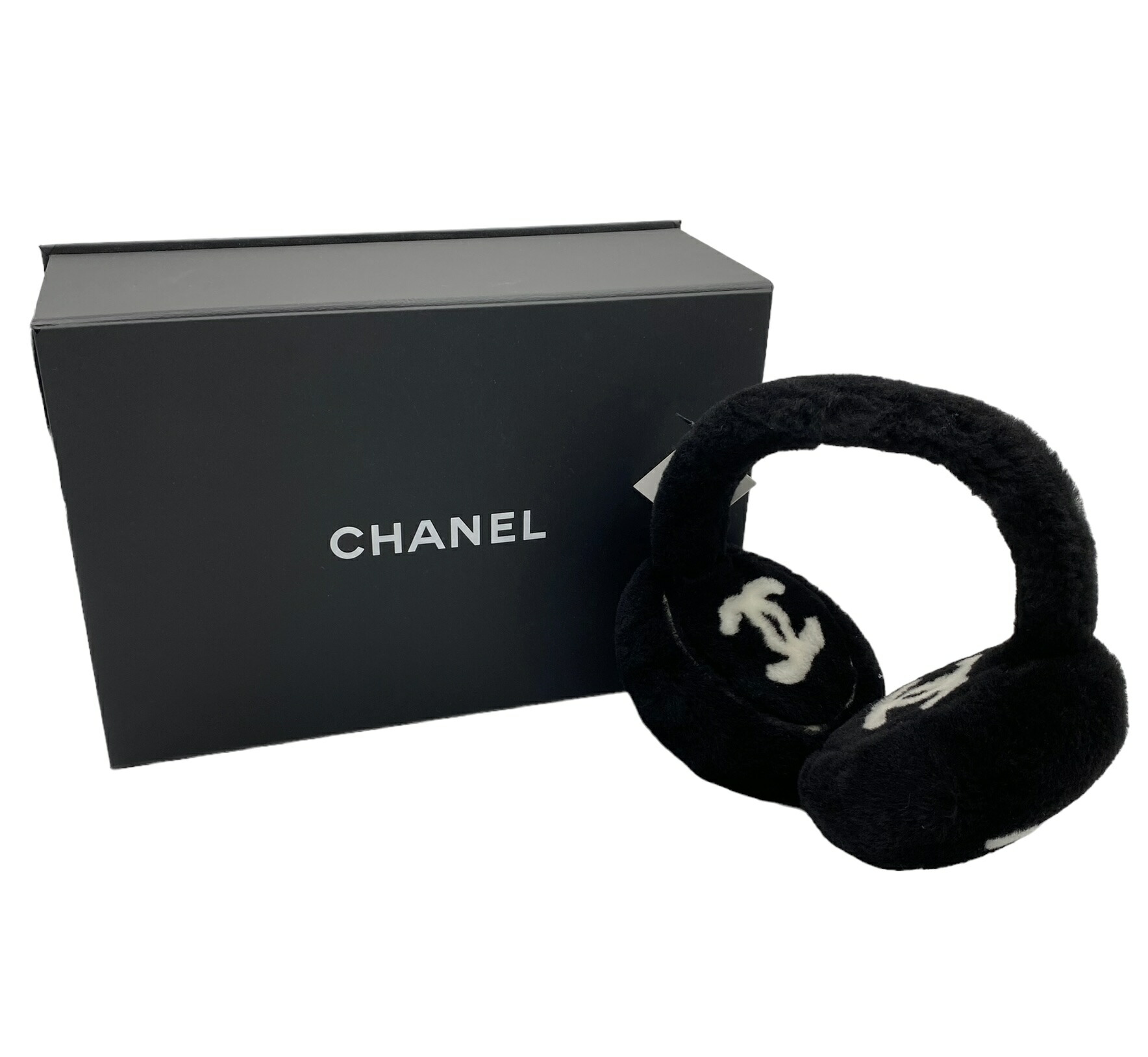 楽天市場】【美品】CHANEL シャネル イヤーマフ 耳当て ココマーク