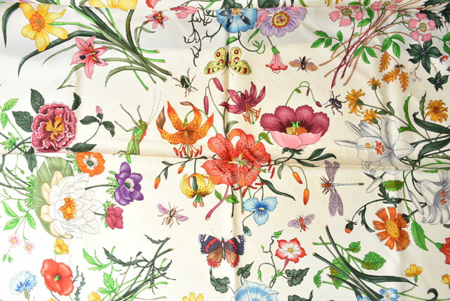 楽天市場】グッチ スカーフ GUCCI 大判スカーフ シルク ブラック