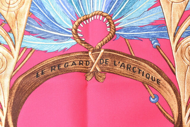 楽天市場】エルメス スカーフ HERMES カレ90 シルクツイル 北極圏の