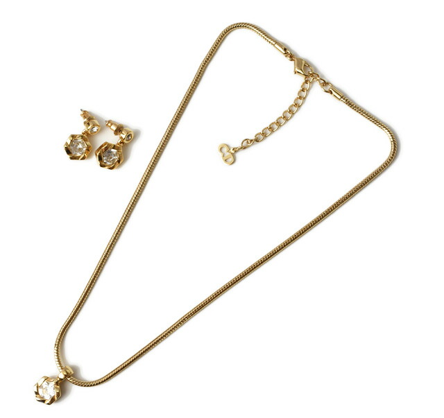 楽天市場】クリスチャンディオール ネックレス/ピアスセット