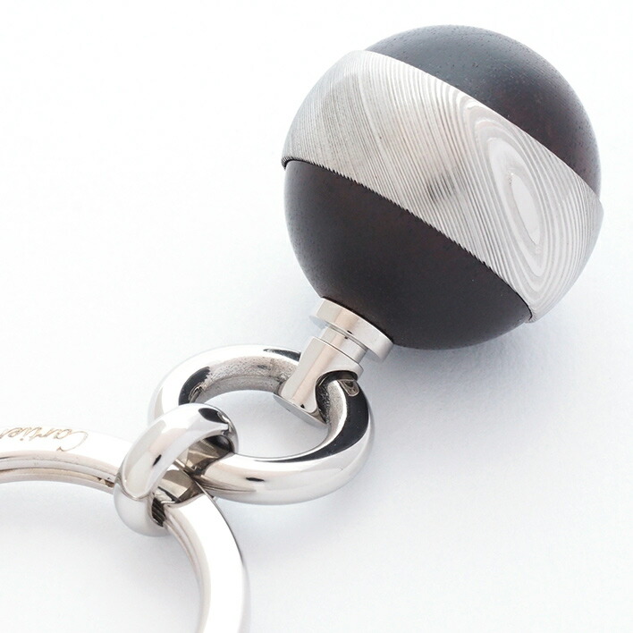 楽天市場】【返品OK】 【中古】カルティエ キーリング 球体 シルバー