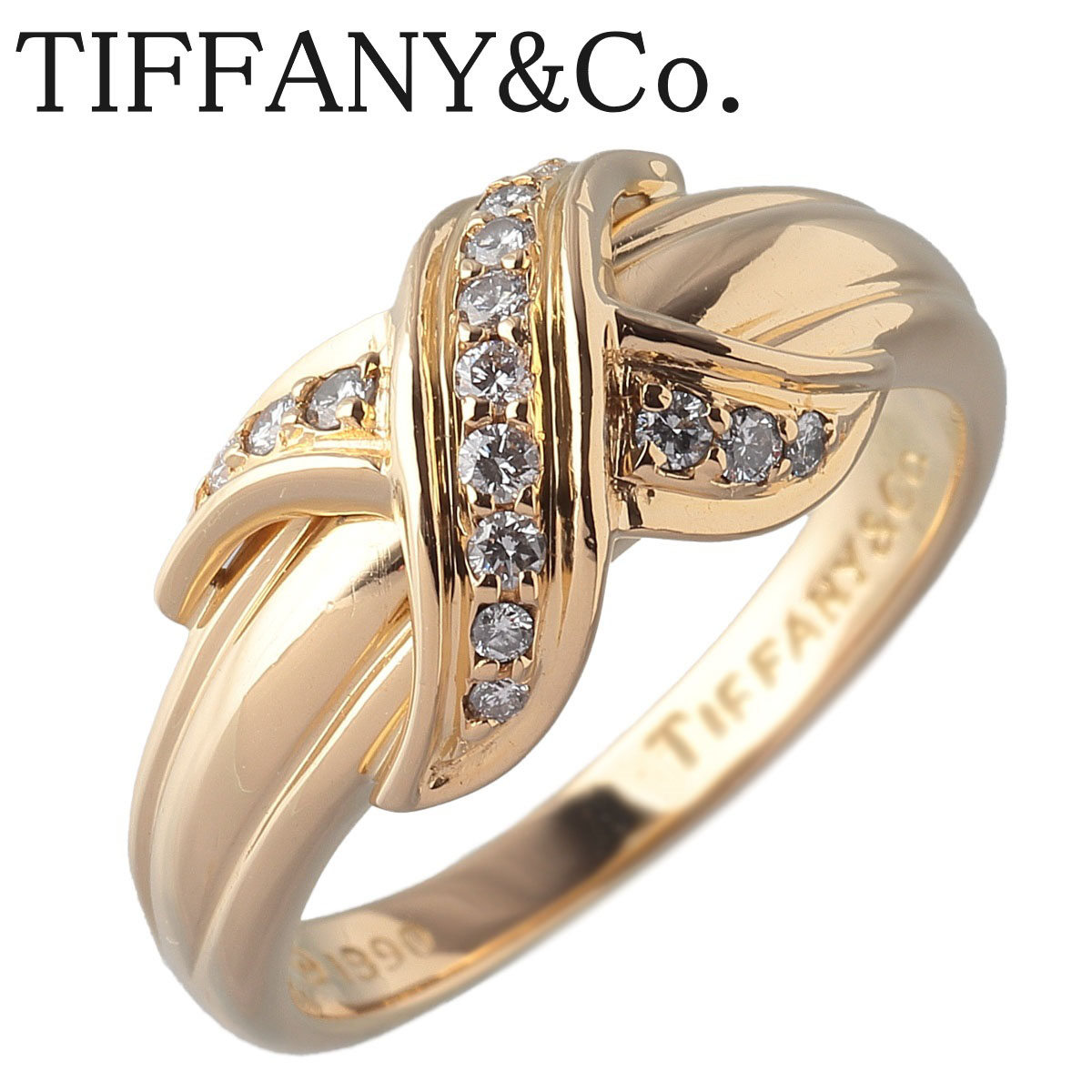 楽天市場】ティファニー ダイヤ リング シグネチャー 15号 750YG 新品