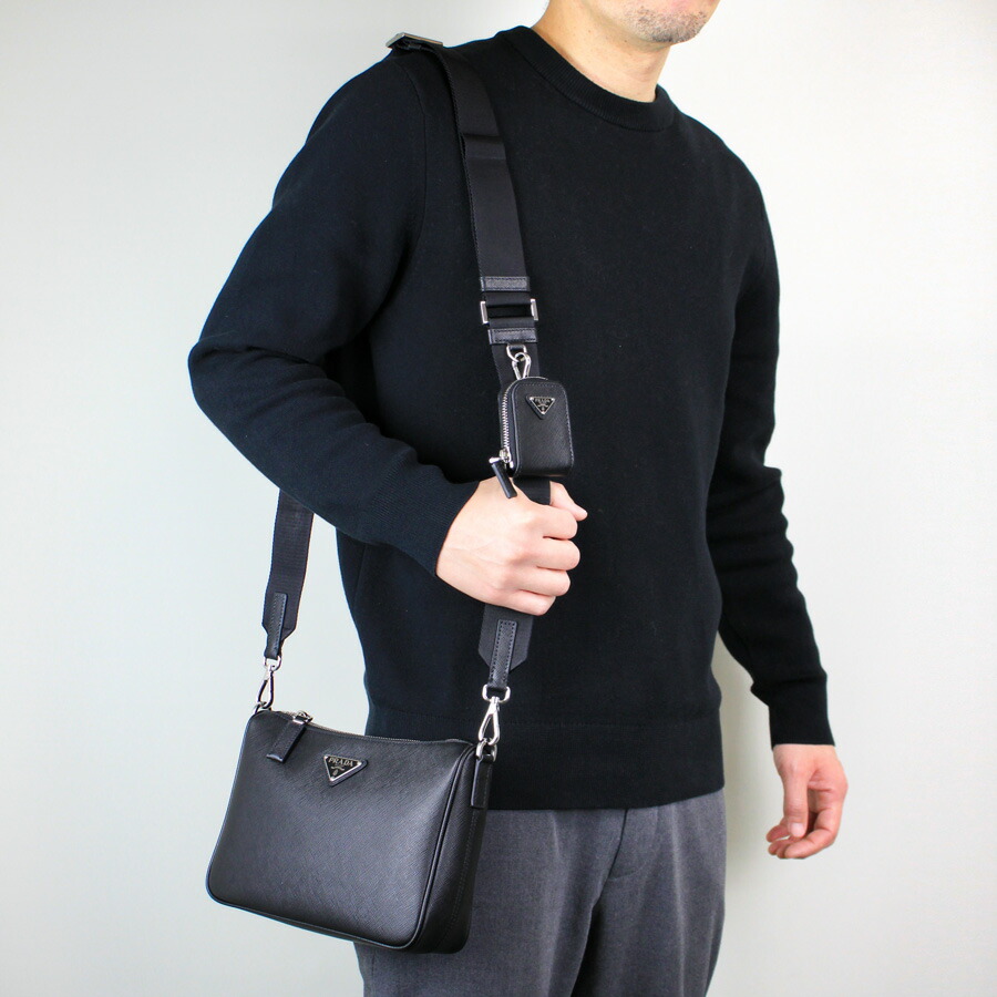楽天市場】プラダ PRADA (2VH113 9Z2) サフィアーノレザー ショルダー