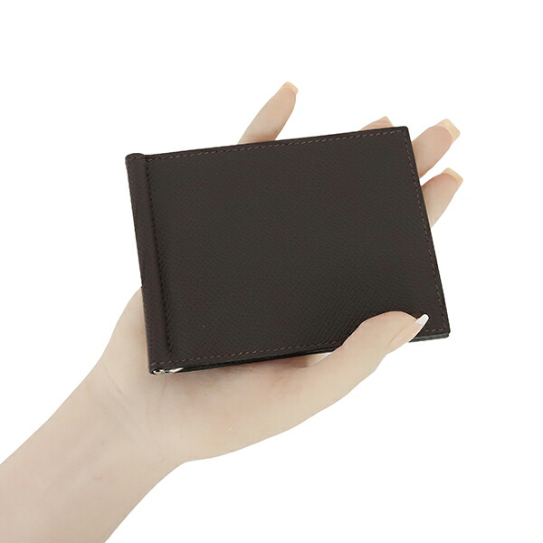 楽天市場】【美品】 エルメス 二つ折り財布 札入れ マネークリップ