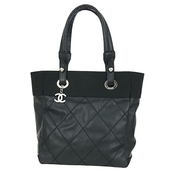 楽天市場】【美品】 シャネル パリビアリッツ トート PM コーティング