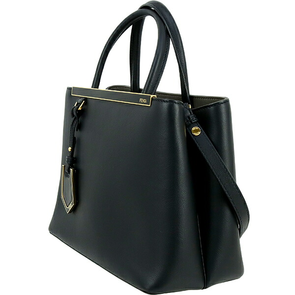 楽天市場】【超美品】 フェンディ トゥジュール プチ レザー ブラック