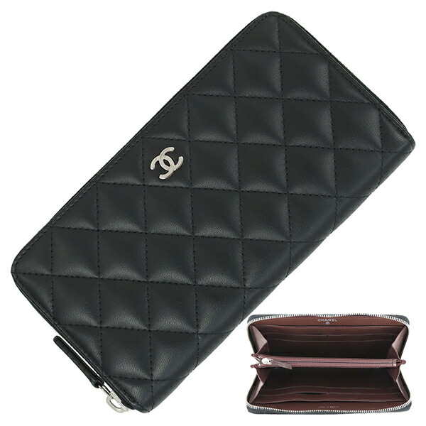 楽天市場】【美品】 シャネル 長財布 クラシック ロングジップ