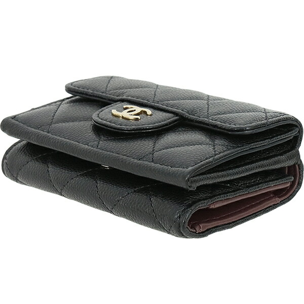 楽天市場】【新品】 シャネル 三つ折り財布 クラシック スモール