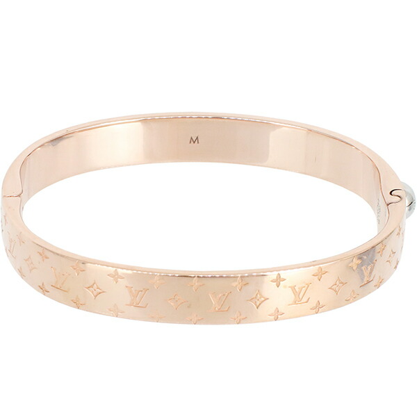 楽天市場】【美品】 ルイヴィトン ブレスレット カフ ナノグラム M