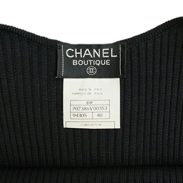 楽天市場】【美品】 シャネル ワンピース ノースリーブ ココボタン