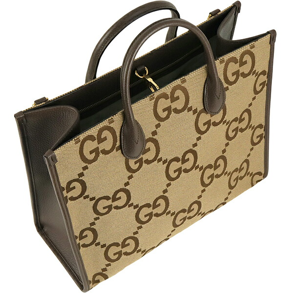 楽天市場】【超美品】 グッチ トートバッグ 2WAYバッグ ジャンボ GG