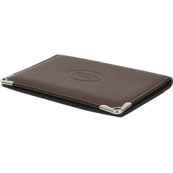 楽天市場】【超美品】 カルティエ カードケース 二つ折り マスト ドゥ